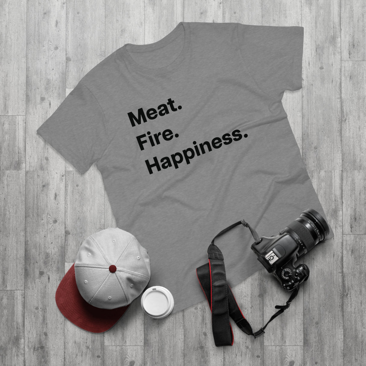 Meat. Fire. Happiness.B. E190