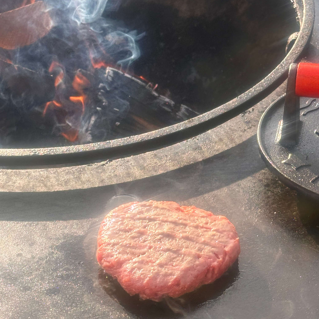 Gietijzeren 'Smashplate' ⌀18cm | Altijd de perfecte Sear