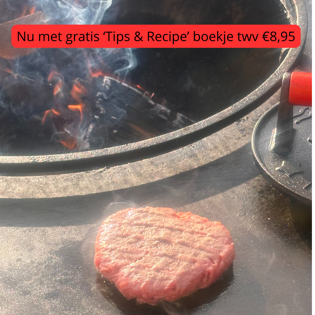 Gietijzeren 'Smashplate' ⌀18cm | Altijd de perfecte Sear