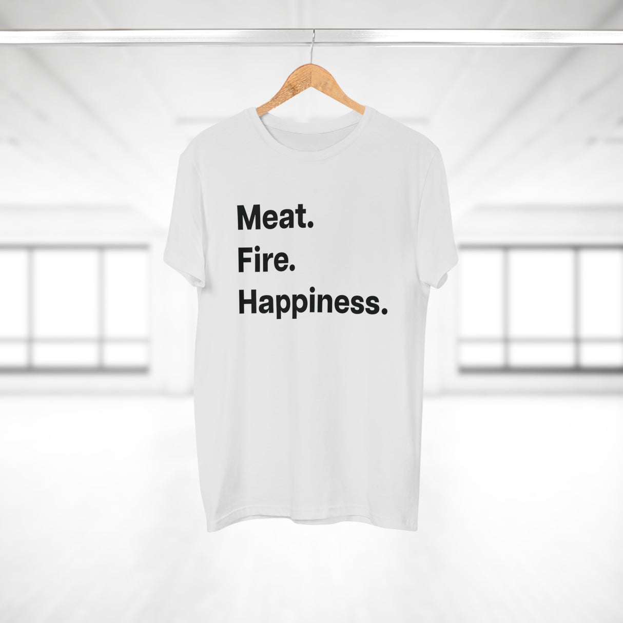 Meat. Fire. Happiness.B. E190