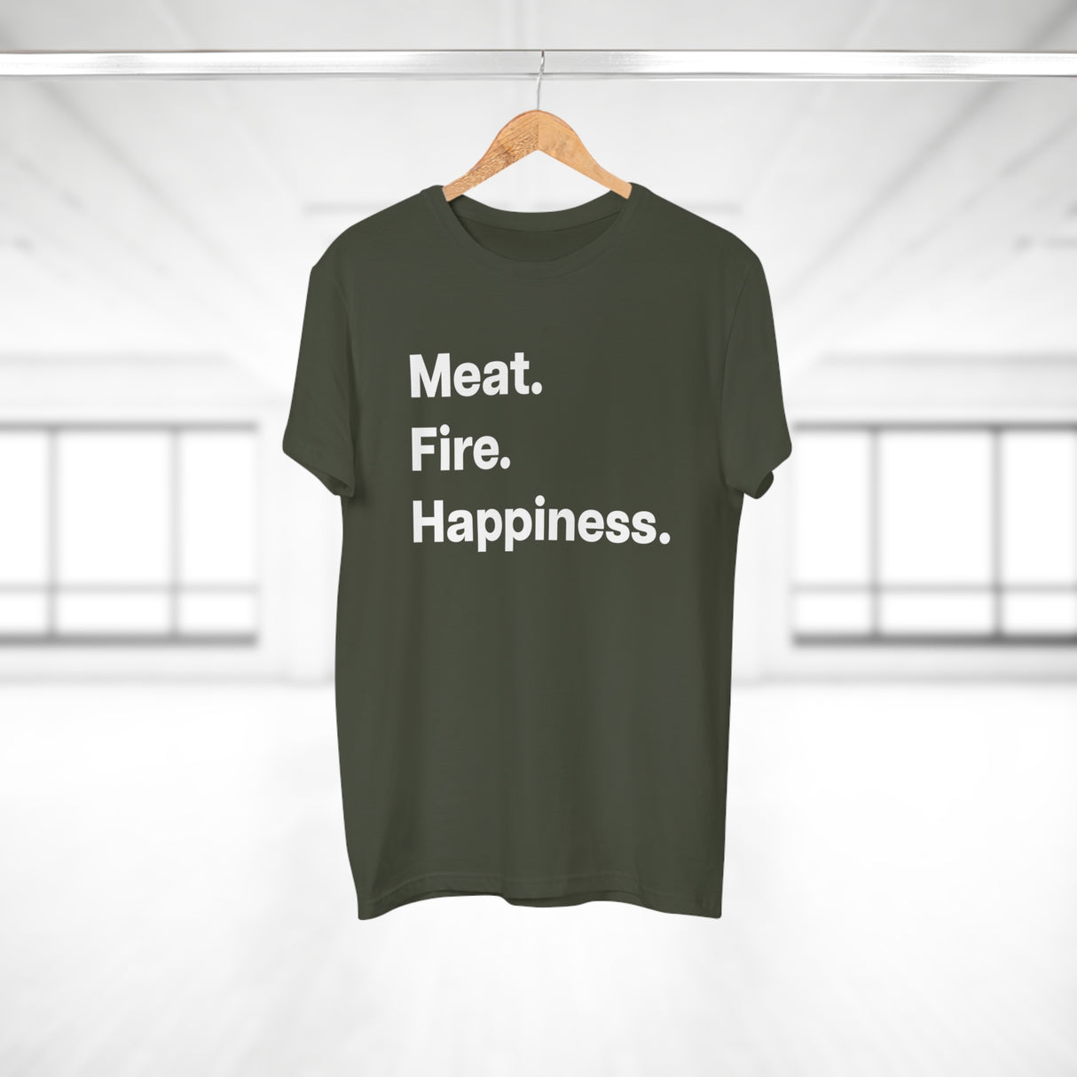 Meat. Fire. Happiness.B. E190