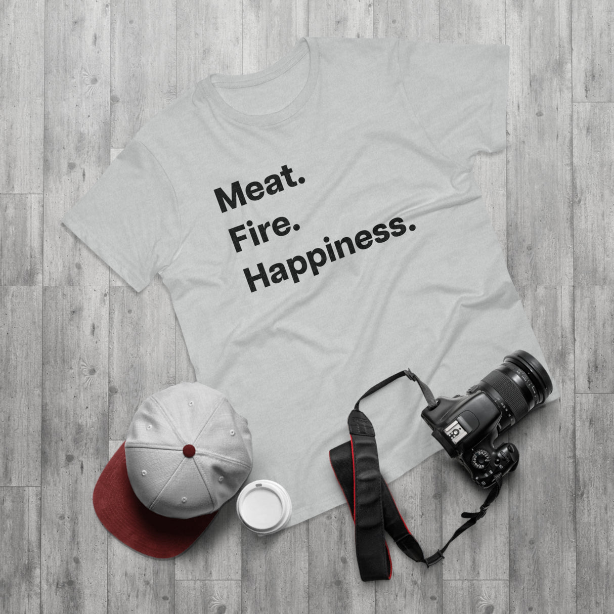 Meat. Fire. Happiness.B. E190